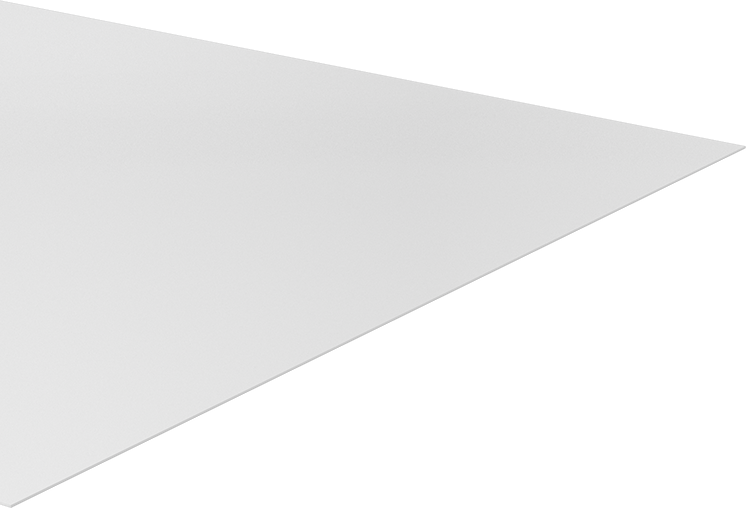 Kimyasala Dayanıklı Slippery Teflon® PTFE Sheet, White, 3/32" Kalınlık, 48" Genişlik, 96" Uzunluk