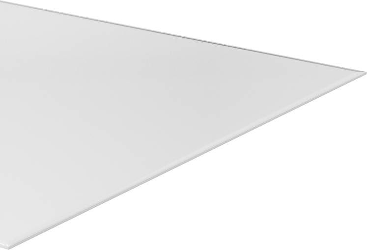 Kimyasala Dayanıklı Slippery Teflon® PTFE Sheet, White, 3/16" Kalınlık, 48" Genişlik, 96" Uzunluk