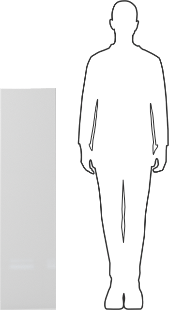 Kimyasala Dayanıklı Slippery Teflon® PTFE Sheet, White, 1/2" Kalınlık, 12" Genişlik, 48" Uzunluk