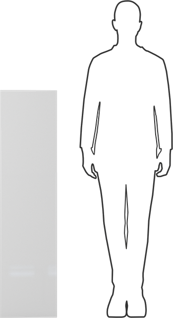 Kimyasala Dayanıklı Slippery Teflon® PTFE Sheet, White, 5/8" Kalınlık, 12" Genişlik, 48" Uzunluk