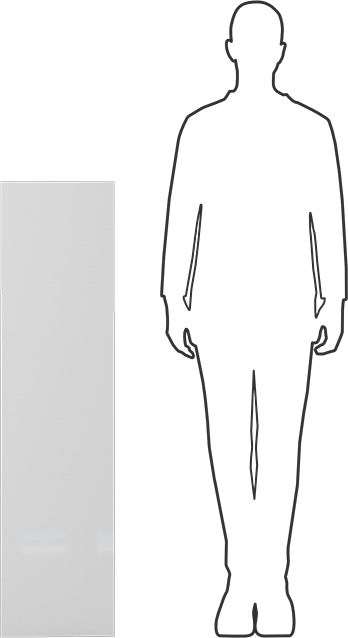 Kimyasala Dayanıklı Slippery Teflon® PTFE Sheet, White, 3/4" Kalınlık, 12" Genişlik, 48" Uzunluk