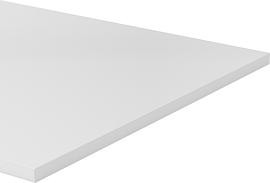 Kimyasala Dayanıklı Slippery Teflon® PTFE Sheet, White, 3/8" Kalınlık, 12" Genişlik, 36" Uzunluk