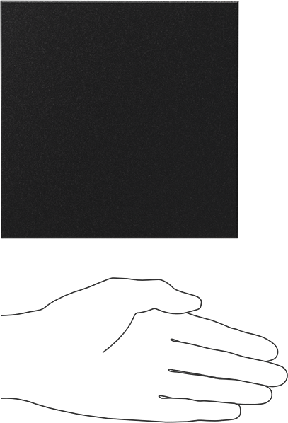 Kimyasala Dayanıklı Slippery Teflon® PTFE Sheet, Black, 3/16" Kalınlık, 6" Genişlik, 6" Uzunluk