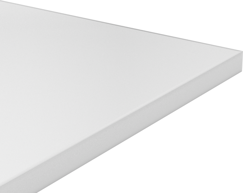 Kimyasala Dayanıklı Slippery Teflon® PTFE Sheet, White, 1/4" Kalınlık, 6" Genişlik, 6" Uzunluk