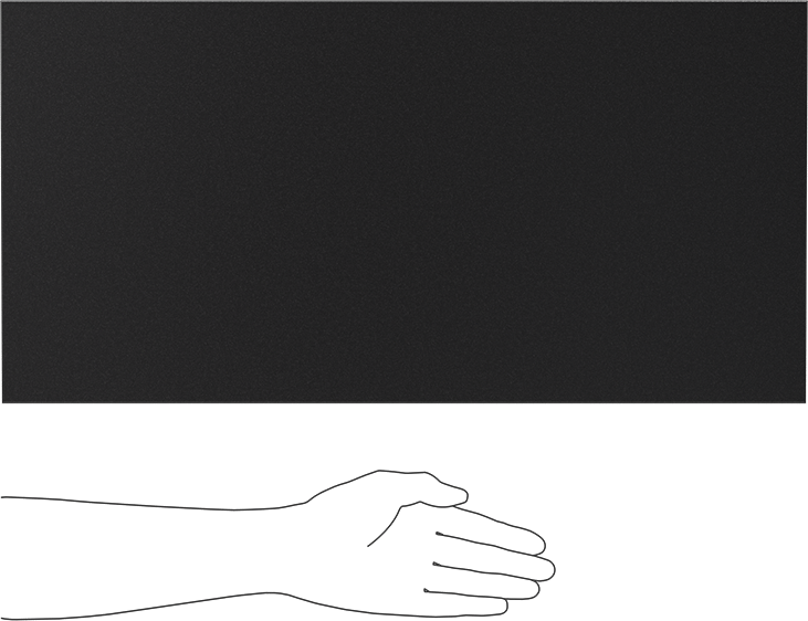 Kimyasala Dayanıklı Slippery Teflon® PTFE Sheet, Black, 1/8" Kalınlık, 12" Genişlik, 24" Uzunluk