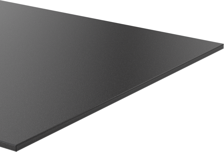 Kimyasala Dayanıklı Slippery Teflon® PTFE Sheet, Black, 3/16" Kalınlık, 12" Genişlik, 36" Uzunluk