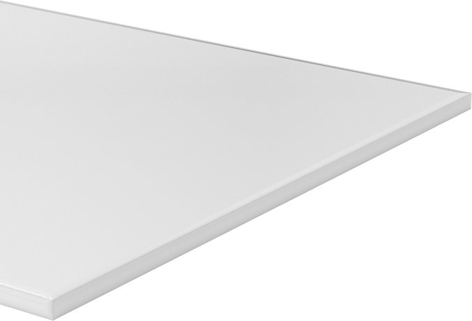 Kimyasala Dayanıklı Slippery Teflon® PTFE Sheet, White, 5/8" Kalınlık, 24" Genişlik, 48" Uzunluk