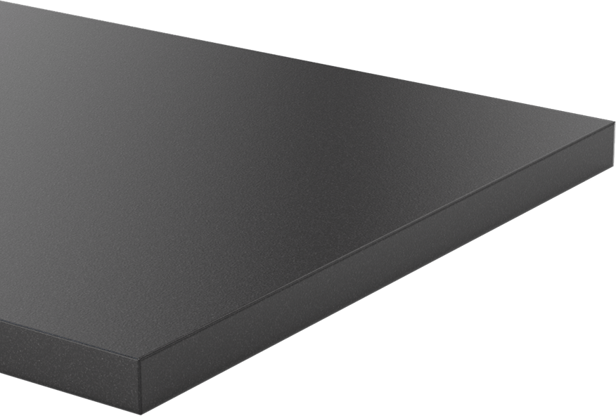 Kimyasala Dayanıklı Slippery Teflon® PTFE Sheet, Black, 3/4" Kalınlık, 12" Genişlik, 48" Uzunluk