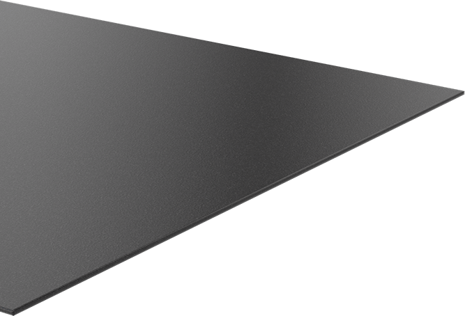 Kimyasala Dayanıklı Slippery Teflon® PTFE Sheet, Black, 1/8" Kalınlık, 24" Genişlik, 48" Uzunluk