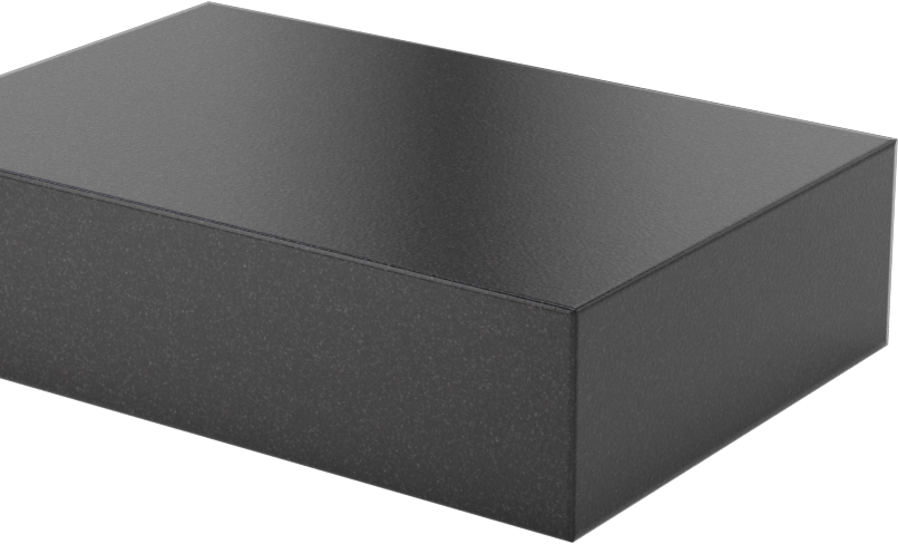 Kimyasala Dayanıklı Slippery Teflon® PTFE Sheet, Black, 3/4" Kalınlık, 2" Genişlik, 3" Uzunluk