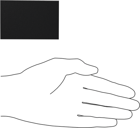 Kimyasala Dayanıklı Slippery Teflon® PTFE Sheet, Black, 1" Kalınlık, 2" Genişlik, 3" Uzunluk