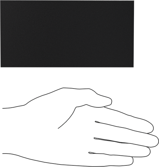 Kimyasala Dayanıklı Slippery Teflon® PTFE Sheet, Black, 2" Kalınlık, 3" Genişlik, 6" Uzunluk