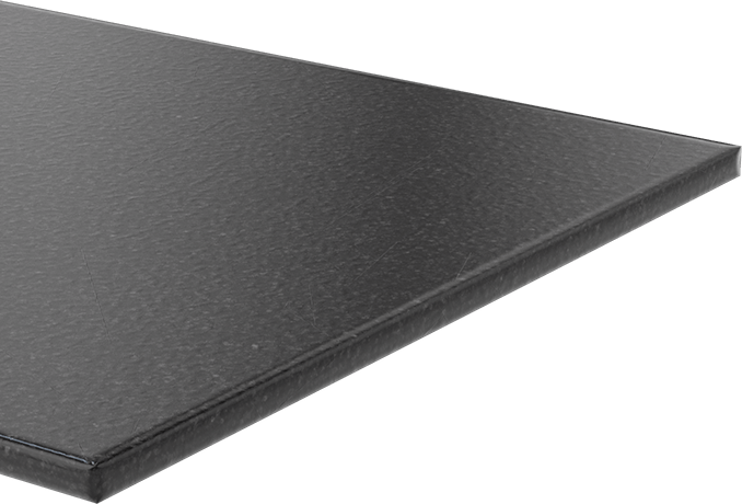 Kimyasala Dayanıklı Slippery Teflon® PTFE Sheet, Black, 3/4" Kalınlık, 24" Genişlik, 48" Uzunluk