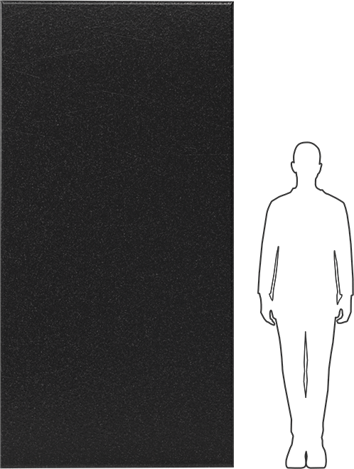 Kimyasala Dayanıklı Slippery Teflon® PTFE Sheet, Black, 3/16" Kalınlık, 48" Genişlik, 96" Uzunluk