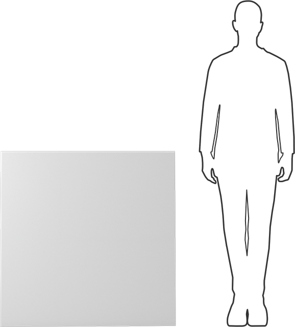 Kimyasala Dayanıklı Slippery Teflon® PTFE Sheet, White, 3/16" Kalınlık, 36" Genişlik, 36" Uzunluk