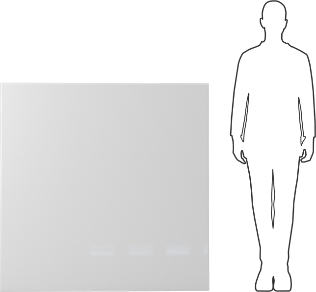 Kimyasala Dayanıklı Slippery Teflon® PTFE Sheet, White, 1/8" Kalınlık, 48" Genişlik, 48" Uzunluk