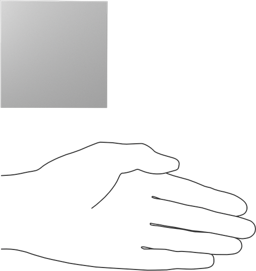 Teflon® PTFE'den Yapılmış Kaygan Levha, Beyaz, 3/4" Kalınlık, 3" Genişlik, 3" Uzunluk