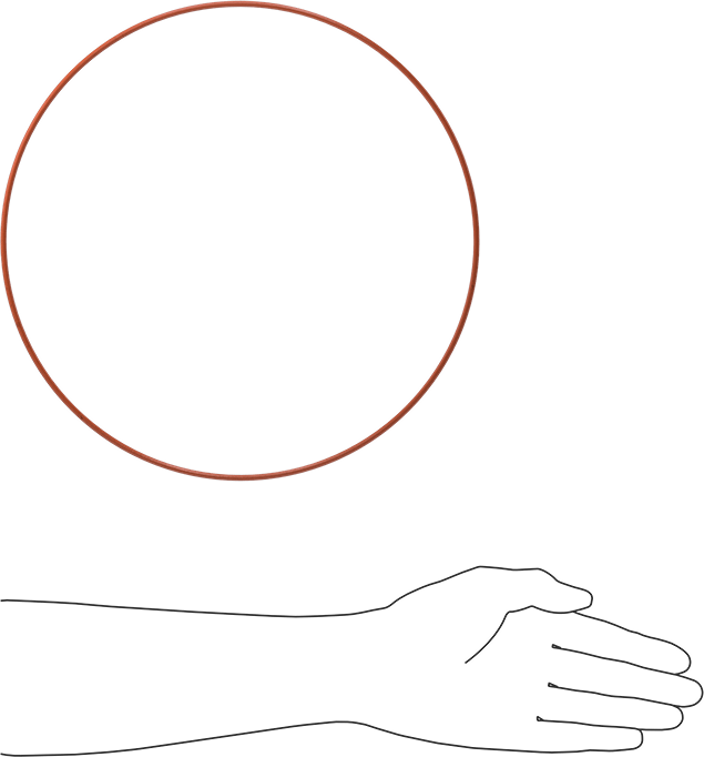 Yüksek Sıcaklık Silikon O-Ring, 1/8 Kesirli Genişlik, Dash Numarası 276