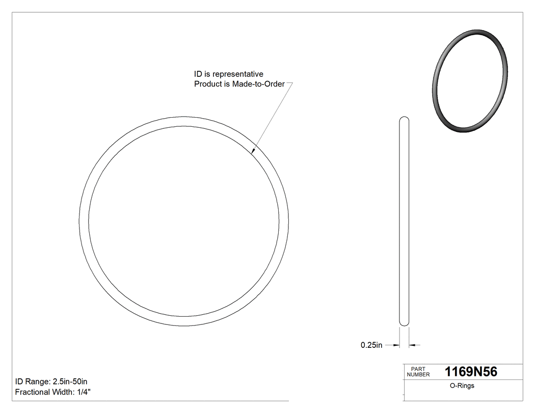 Technical drawing - 1169N56