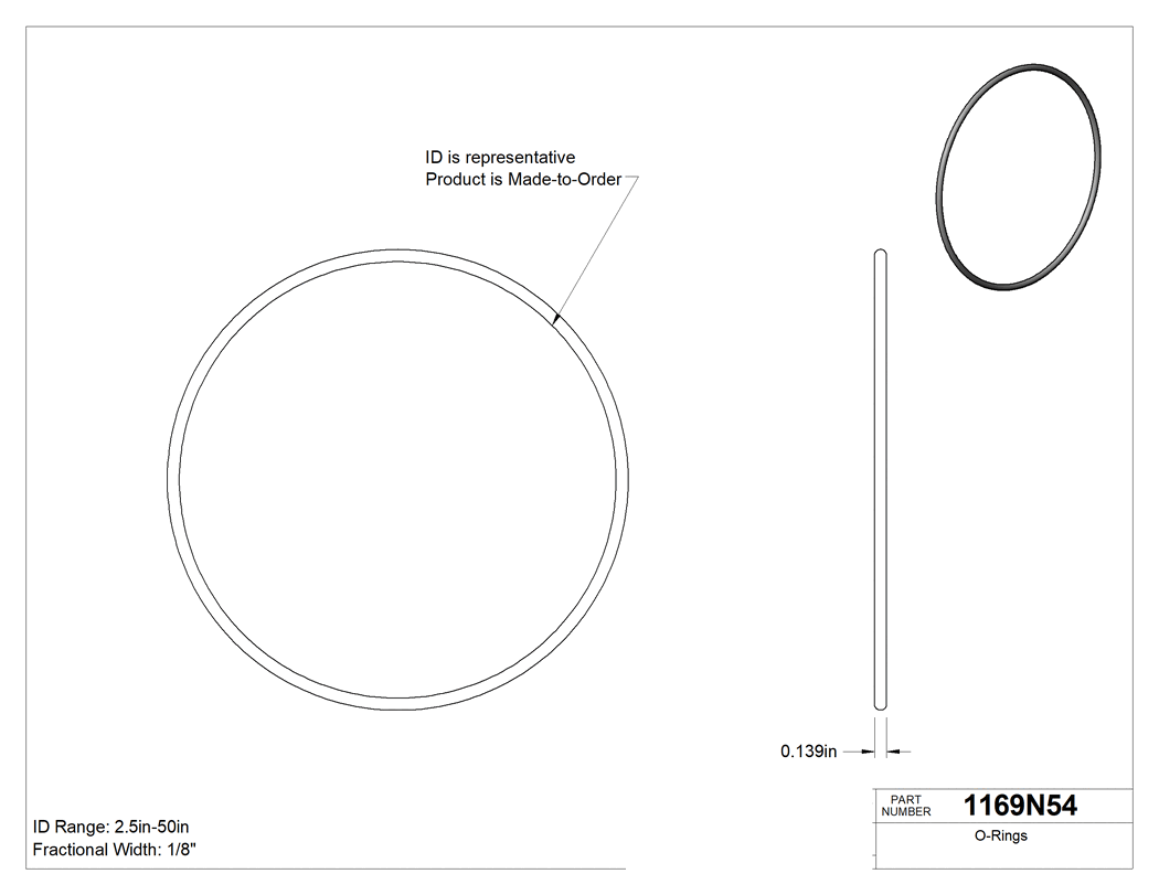 Technical drawing - 1169N54