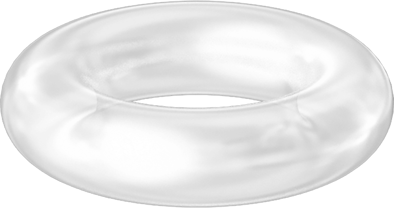 Yüksek Sıcaklık Temiz Oda Silikon O-Ring, 1/16 Kesirli Genişlik, Dash Numarası 007