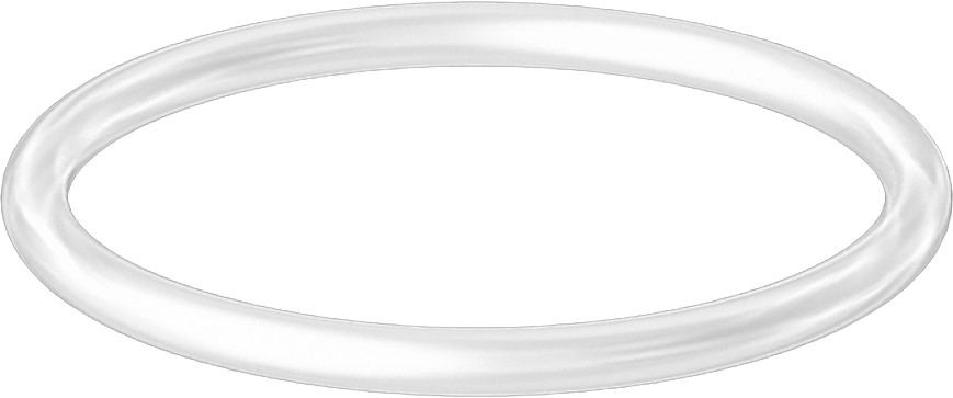 Yüksek Sıcaklık Temiz Oda Silikon O-Ring, 1/16 Kesirli Genişlik, Dash Numarası 020