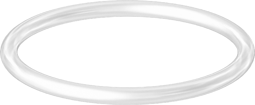 Yüksek Sıcaklık Temiz Oda Silikon O-Ring, 1/16 Kesirli Genişlik, Dash Numarası 021