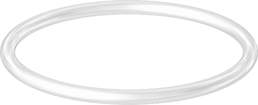 Yüksek Sıcaklık Temiz Oda Silikon O-Ring, 1/16 Kesirli Genişlik, Dash Numarası 024