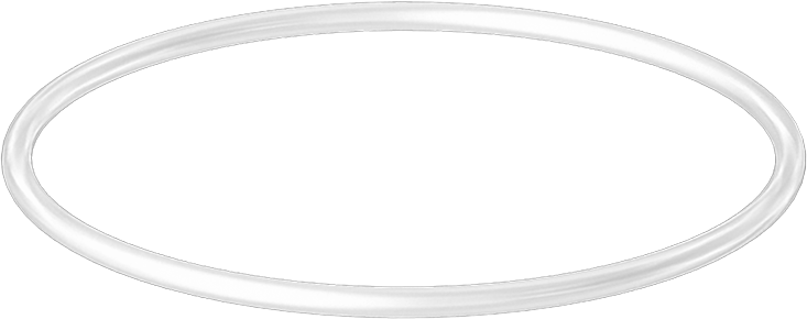 Yüksek Sıcaklık Temiz Oda Silikon O-Ring, 1/16 Kesirli Genişlik, Dash Numarası 031