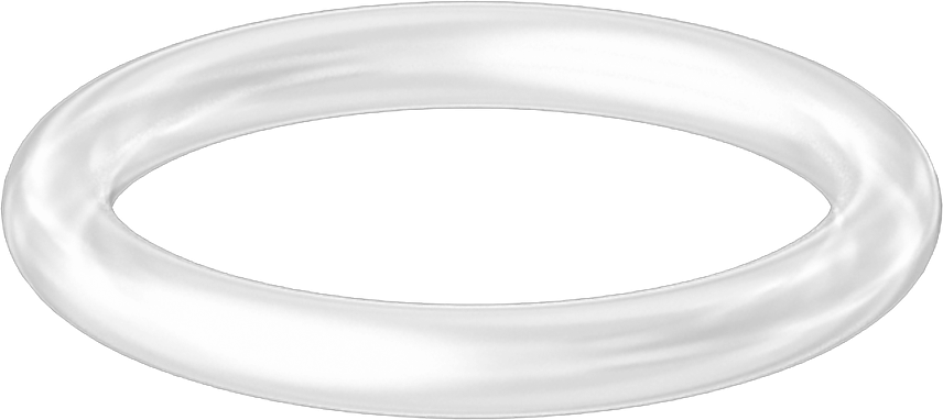 Yüksek Sıcaklık Temiz Oda Silikon O-Ring, 3/32 Kesirli Genişlik, Dash Numarası 115