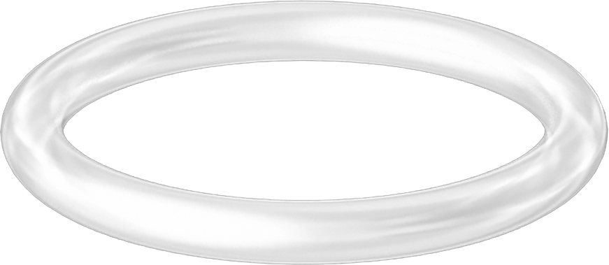 Yüksek Sıcaklık Temiz Oda Silikon O-Ring, 3/32 Kesirli Genişlik, Dash Numarası 117