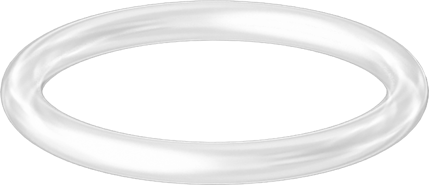 Yüksek Sıcaklık Temiz Oda Silikon O-Ring, 3/32 Kesirli Genişlik, Dash Numarası 118