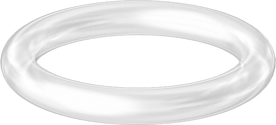 Yüksek Sıcaklık Temiz Oda Silikon O-Ring, 1/8 Kesirli Genişlik, Dash Numarası 211