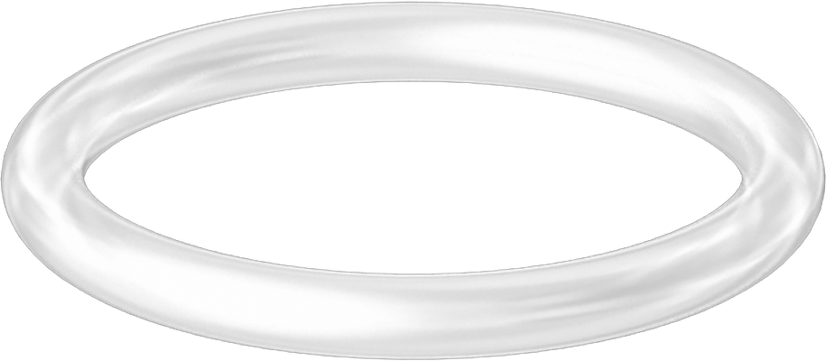 Yüksek Sıcaklık Temiz Oda Silikon O-Ring, 1/8 Kesirli Genişlik, Dash Numarası 216