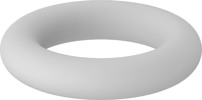 Kimyasala Dayanıklı Yüksek Saflıkta Temiz Oda Viton® Floroelastomer O-Ring, Dash Numarası 009