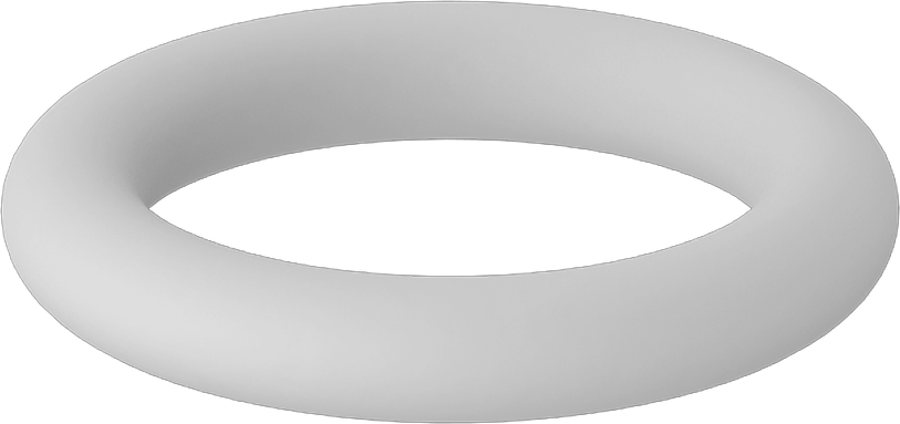 Kimyasala Dayanıklı Yüksek Saflıkta Temiz Oda Viton® Floroelastomer O-Ring, Dash Numarası 011