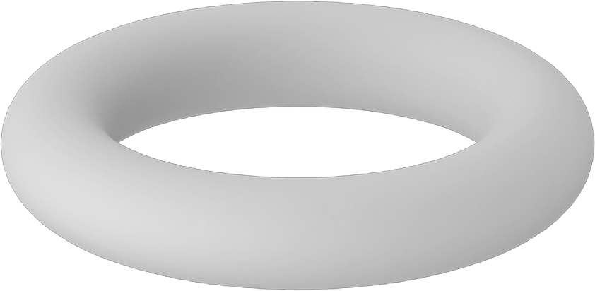 Kimyasala Dayanıklı Yüksek Saflıkta Temiz Oda Viton® Floroelastomer O-Ring, Dash Numarası 206