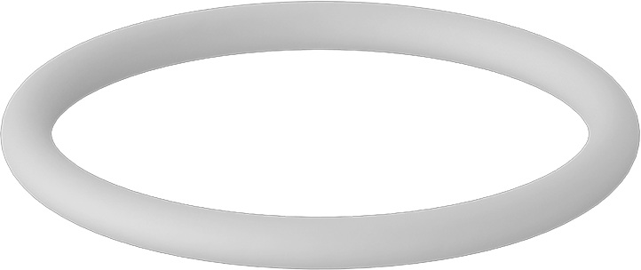 Kimyasala Dayanıklı Yüksek Saflıkta Temiz Oda Viton® Floroelastomer O-Ring, Dash Numarası 222