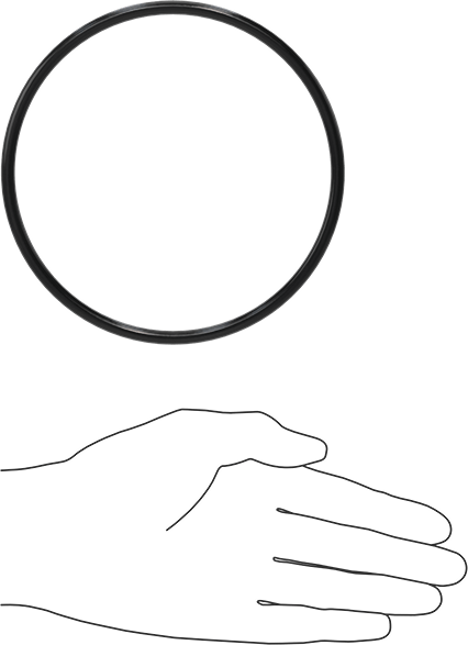 Yağa Dayanıklı Buna-N O-Ringler, 5.5 mm Genişlik