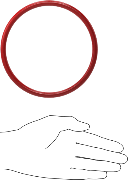 Yüksek Sıcaklık Silikon O-Ringler, 8 mm Genişlik