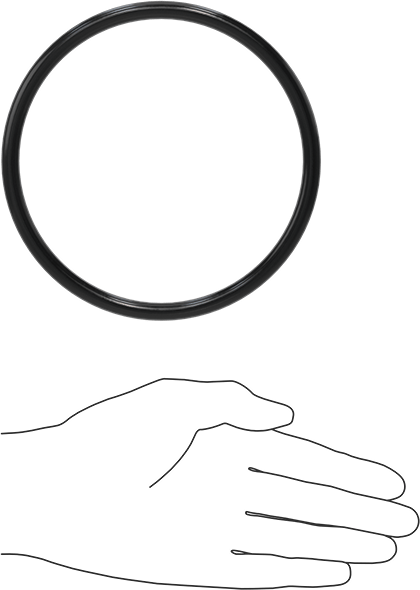 Kimyasala Dayanıklı Floroelastomer O-Ringler, 8 mm Genişlik