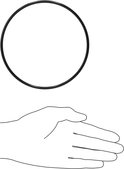 Kimyasala Dayanıklı Floroelastomer O-Ringler, 4 mm Genişlik