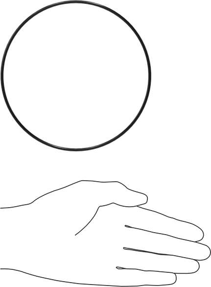 O-Ringler, Suya ve Buhara Dayanıklı EPDM, 0.103" Gerçek Genişlik