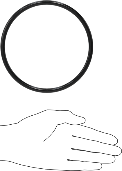 O-Ringler, Suya ve Buhara Dayanıklı EPDM, 0.275" Gerçek Genişlik