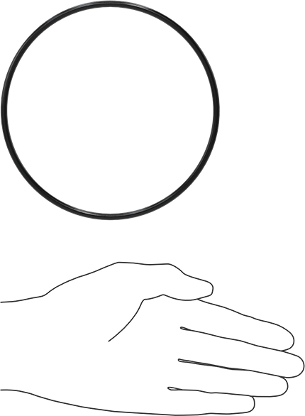 Suya ve Buhara Dayanıklı EPDM O-Ringler, 4 mm Genişlik