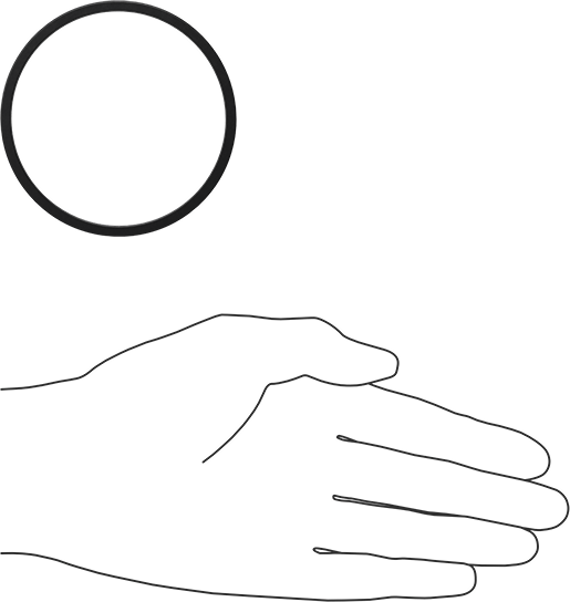 Kimyasala Dayanıklı Viton® Floroelastomer O-Ring, Kare Profilli, 1/8 Kesirli Genişlik, Dash No. 232