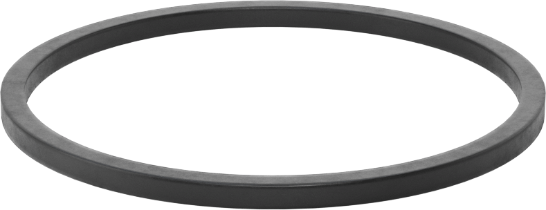 Kimyasala Dayanıklı Viton® Floroelastomer O-Ring, Kare Profilli, 1/8 Kesirli Genişlik, Dash No. 233