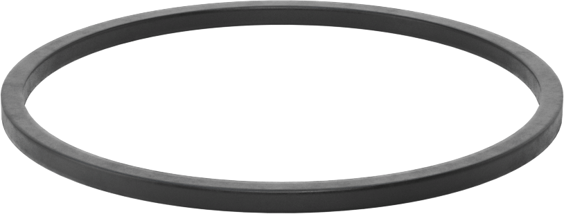 Kimyasala Dayanıklı Viton® Floroelastomer O-Ring, Kare Profilli, 1/8 Kesirli Genişlik, Dash No. 236