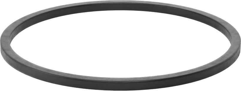 Kimyasala Dayanıklı Viton® Floroelastomer O-Ring, Kare Profilli, 1/8 Kesirli Genişlik, Dash No. 237