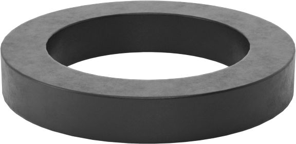 Kimyasala Dayanıklı Viton® Floroelastomer O-Ring, Kare Profilli, 1/16 Kesirli Genişlik, Dash No. 011